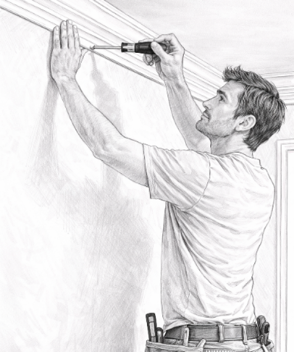 crown molding repair