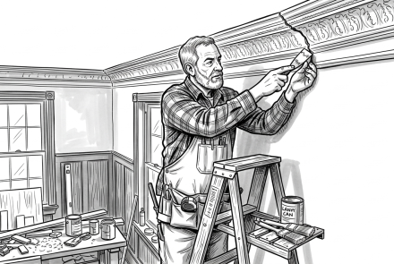 crown molding repair