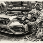 Replacing a headlight unit on a late-model car