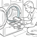 How to replace the filter in a tumble dryer